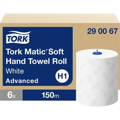 TORK 290067 Matic® Papieren handdoeken (l x b) 150 m x 21 cm Wit 900 m
