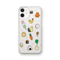 Happy bento friends: iPhone 12 Transparant Hoesje