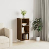 Dressoir 34,5x32,5x90 cm bewerkt hout bruin eikenkleur - thumbnail