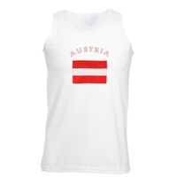 Witte heren tanktop Oostenrijk