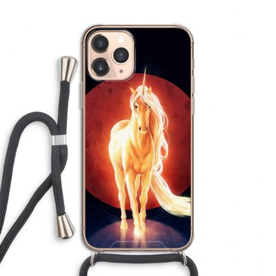 Last Unicorn: iPhone 11 Pro Transparant Hoesje met koord