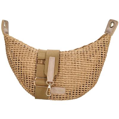 Charm London Rieten Moon Bag Schoudertas Brighton Nature