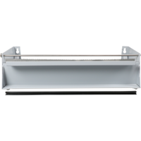 Houder | zelfklevende folie | 300mm | aluminium | zilver | 1 stuks