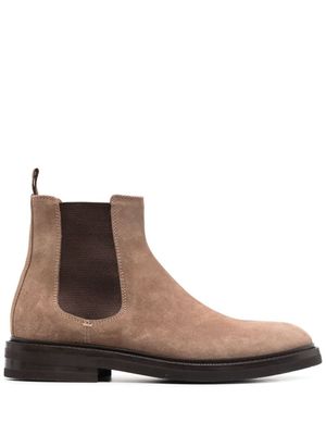 Brunello Cucinelli bottines en daim - Tons neutres