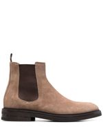 Brunello Cucinelli bottines en daim - Tons neutres