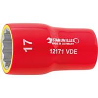 Stahlwille 12171 VDE-22 02380022 Dubbel zeskant Dopsleutelinzetstuk 22 mm 3/8 (10 mm)