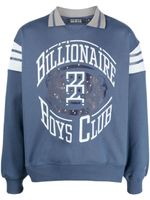 Billionaire Boys Club sweat en coton à logo imprimé - Bleu