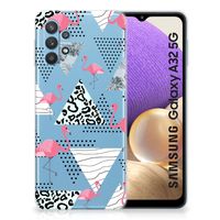 Samsung Galaxy A32 5G TPU Hoesje Flamingo Triangle