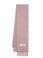 Acne Studios écharpe en mohair mélangé à franges - Rose