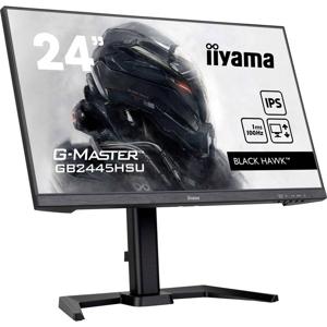 Iiyama G-Master Black Hawk GB2445HSU-B2 Gaming monitor Energielabel E (A - G) 60.5 cm (23.8 inch) 1920 x 1080 Pixel 16:9 1 ms HDMI, DisplayPort, Hoofdtelefoon