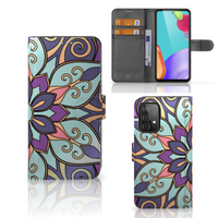 Samsung Galaxy A52 Hoesje Purple Flower