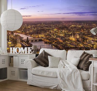Fotobehang steden gebouwen in stad