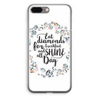 Diamonds: iPhone 8 Plus Transparant Hoesje