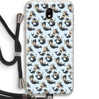Zeemeermin: Samsung Galaxy J7 (2017) Transparant Hoesje met koord