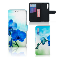 Xiaomi Mi 9 Hoesje Orchidee Blauw - Cadeau voor je Moeder - thumbnail