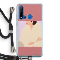 Cosy: Huawei P20 Lite (2019) Transparant Hoesje met koord Cosy: Huawei P20 Lite (2019) Transparant Hoesje met koord
