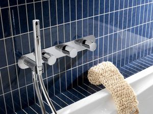 Hotbath Buddy Inbouw Bad Douche Thermostaat Met 2 Stopkranen 061 - Chroom