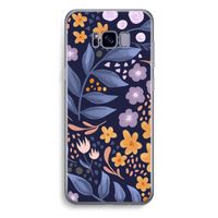 Flowers with blue leaves: Samsung Galaxy S8 Plus Transparant Hoesje