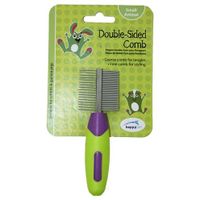 Happy pet Knaagdier double sided comb - thumbnail