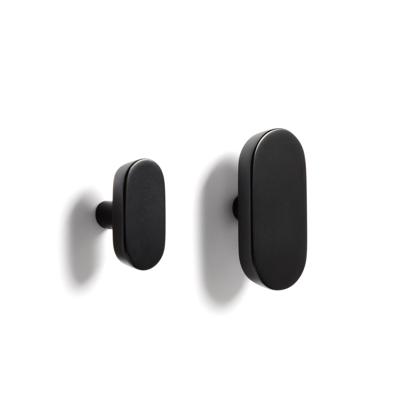 Kave Home Kapstokhaak 'Arely' Set van 2 stuks, kleur Zwart