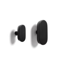 Kave Home Kapstokhaak 'Arely' Set van 2 stuks, kleur Zwart