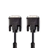 Nedis DVI-Kabel | DVI-I 24+5-Pin Male | DVI-I 24+5-Pin Male | 2 m | 1 stuks - CCGP32050BK20 CCGP32050BK20 - thumbnail