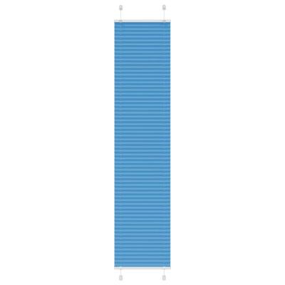 Pliss rolgordijn 50x200 cm stofbreedte 49,4 cm polyester blauw
