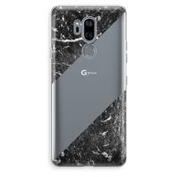 Zwart marmer: LG G7 Thinq Transparant Hoesje