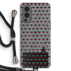 Hartjes: OnePlus Nord 2 5G Transparant Hoesje met koord