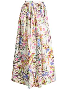 Bambah jupe mi-longue Floral Sarah en coton - Multicolore