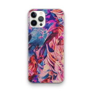 Pink Orchard: iPhone 12 Pro Max Transparant Hoesje