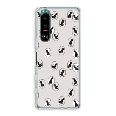 Miauw: Sony Xperia 5 III Transparant Hoesje