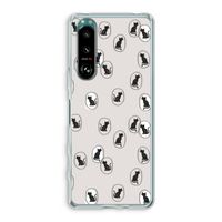 Miauw: Sony Xperia 5 III Transparant Hoesje