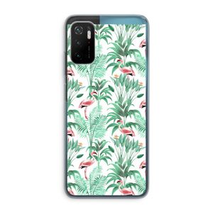 Flamingo bladeren: Xiaomi Poco M3 Pro 5G Transparant Hoesje