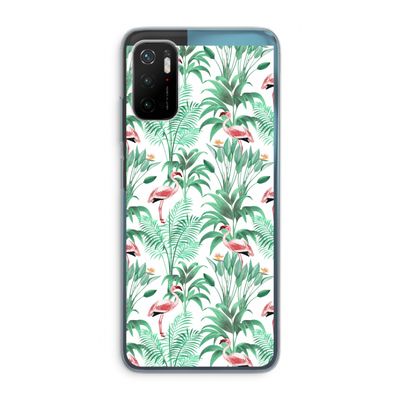 Flamingo bladeren: Xiaomi Poco M3 Pro 5G Transparant Hoesje