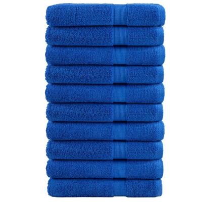 VidaXL Saunadoeken solund 10 st 600 g/m² 80x200 cm blauw