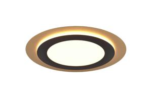 Trio Ronde design plafondlampMorgan zwart met goud - 641519280