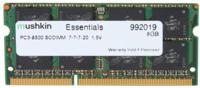 Mushkin SO-DIMM 8GB DDR3 Essentials geheugenmodule 1 x 8 GB 1066 MHz