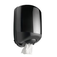 Dispenser BlackSatino Midi poetsrol zwart