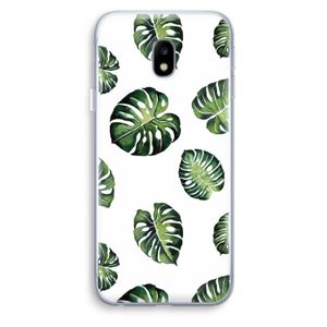 Tropische bladeren: Samsung Galaxy J3 (2017) Transparant Hoesje