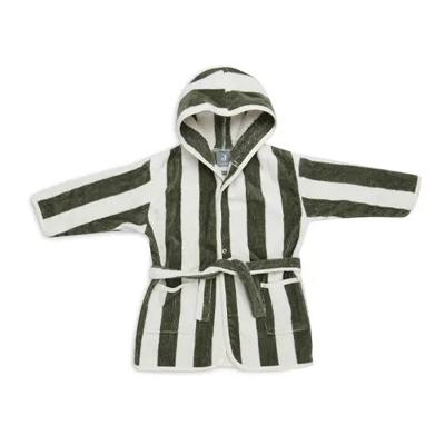 'Jollein - Badjas Stripe Terry - Leaf Green' kopen? | FOR YOU GIFTS