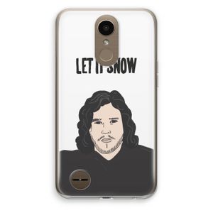 Let It Snow: LG K10 (2017) Transparant Hoesje