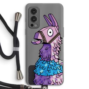 Lama: OnePlus Nord 2 5G Transparant Hoesje met koord