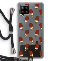 Yummy: Samsung Galaxy A42 5G Transparant Hoesje met koord