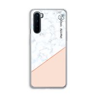 Marmer in stijl: OnePlus Nord Transparant Hoesje