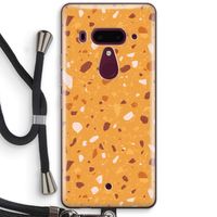 Terrazzo N°24: HTC U12+ Transparant Hoesje met koord