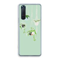 Hang In There: Sony Xperia 5 II Transparant Hoesje Hang In There: Sony Xperia 5 II Transparant Hoesje