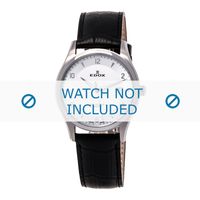 Edox horlogeband 70170-3-AIN-WRC Leder Zwart 21mm + standaard stiksel Edox horlogeband 70170-3-AIN-WRC Leder Zwart 21mm + standaard stiksel