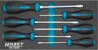 HAZET Schroevendraaierset HEXAnamic® 163-184/6 - Kruiskop profiel PH, Sleufprofiel - 6-delig - 0,8 x 4 - 1,2 x 8 - PH1 - PH2
