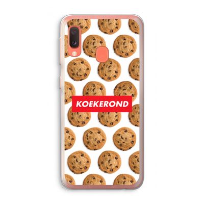 Koekerond: Samsung Galaxy A20e Transparant Hoesje